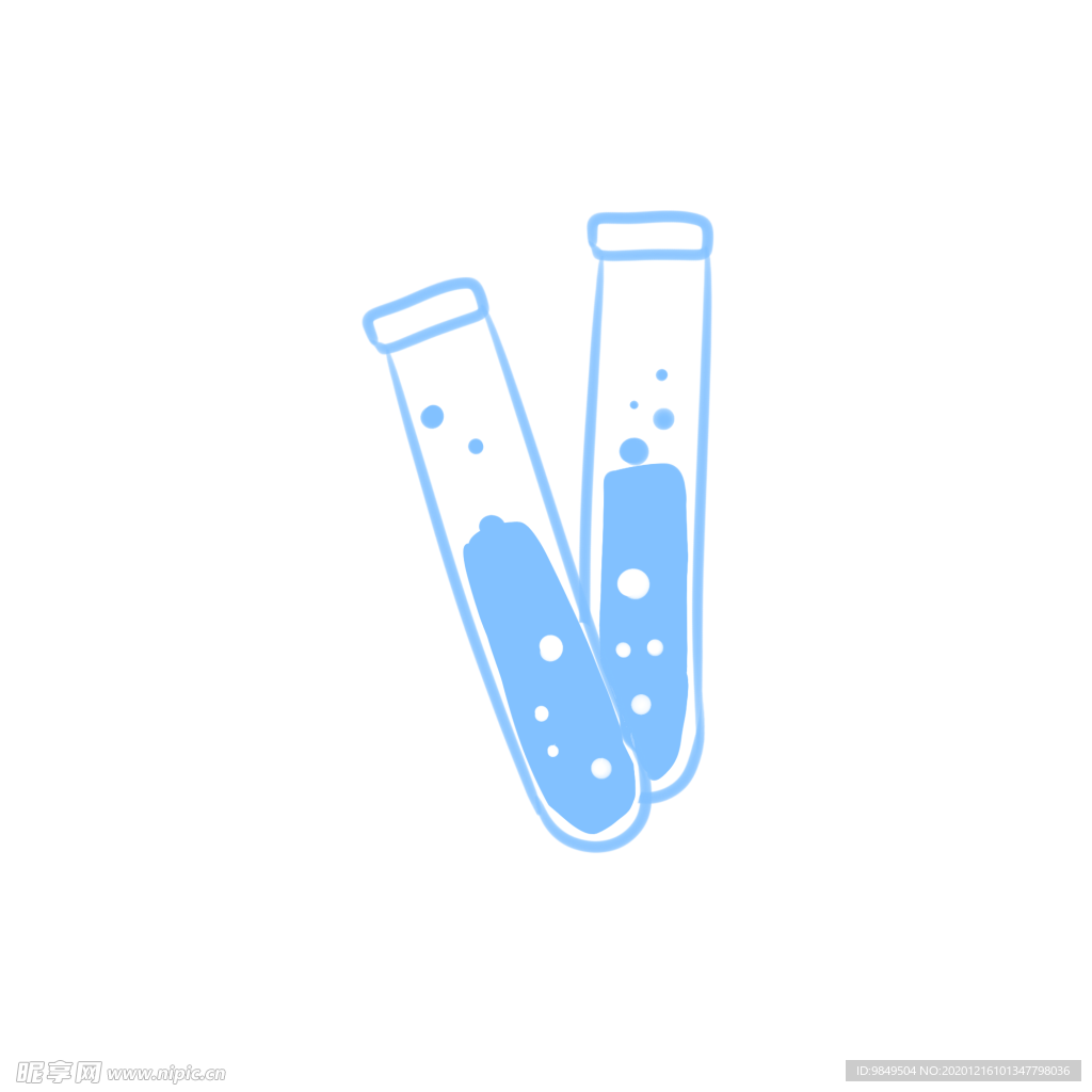 试管科学化学实验器材PNG
