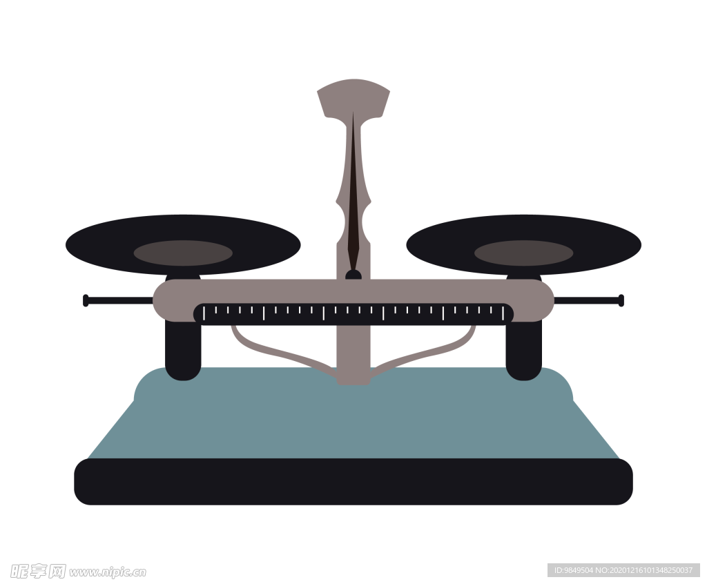 托盘天平化学实验器材PNG
