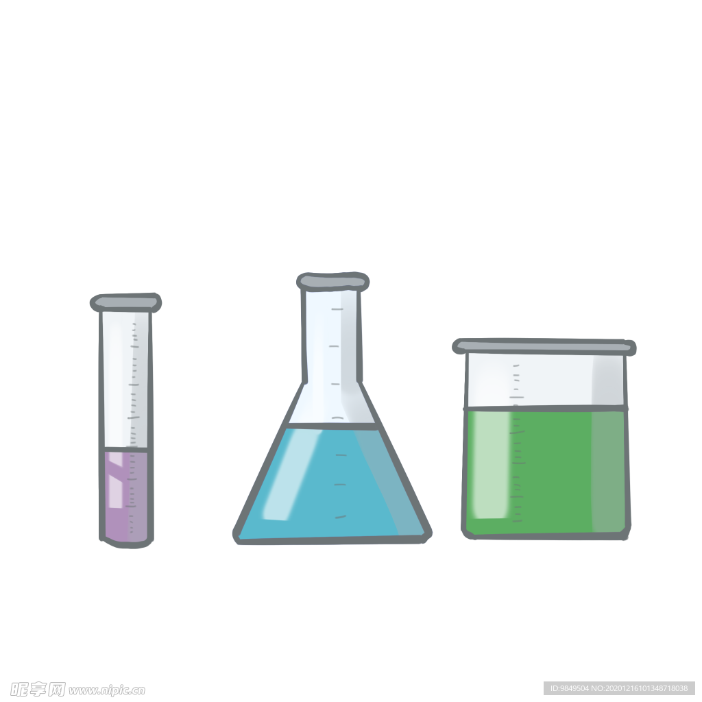 科学化学实验器材PNG
