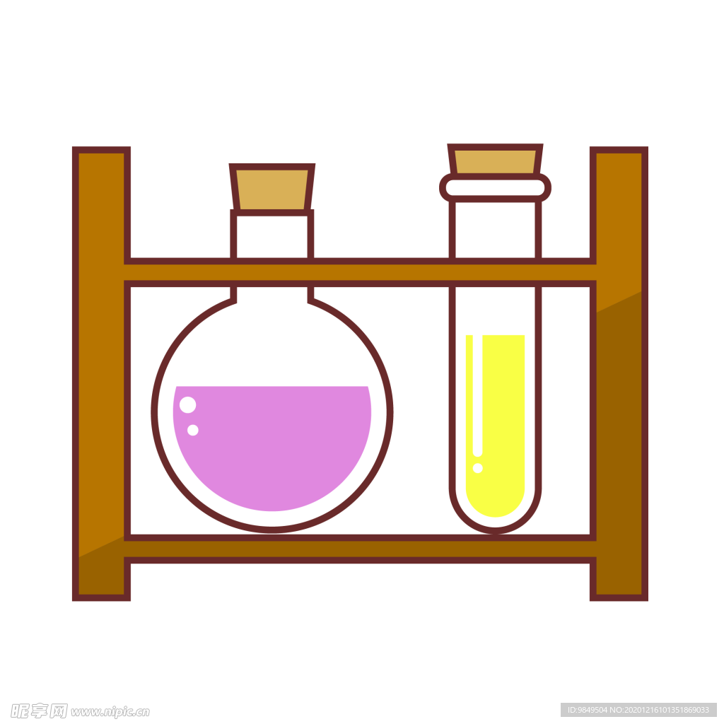 科学化学实验器材PNG