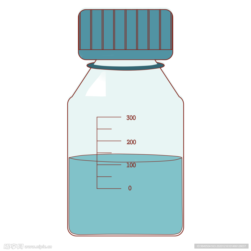 广口瓶化学实验器材PNG