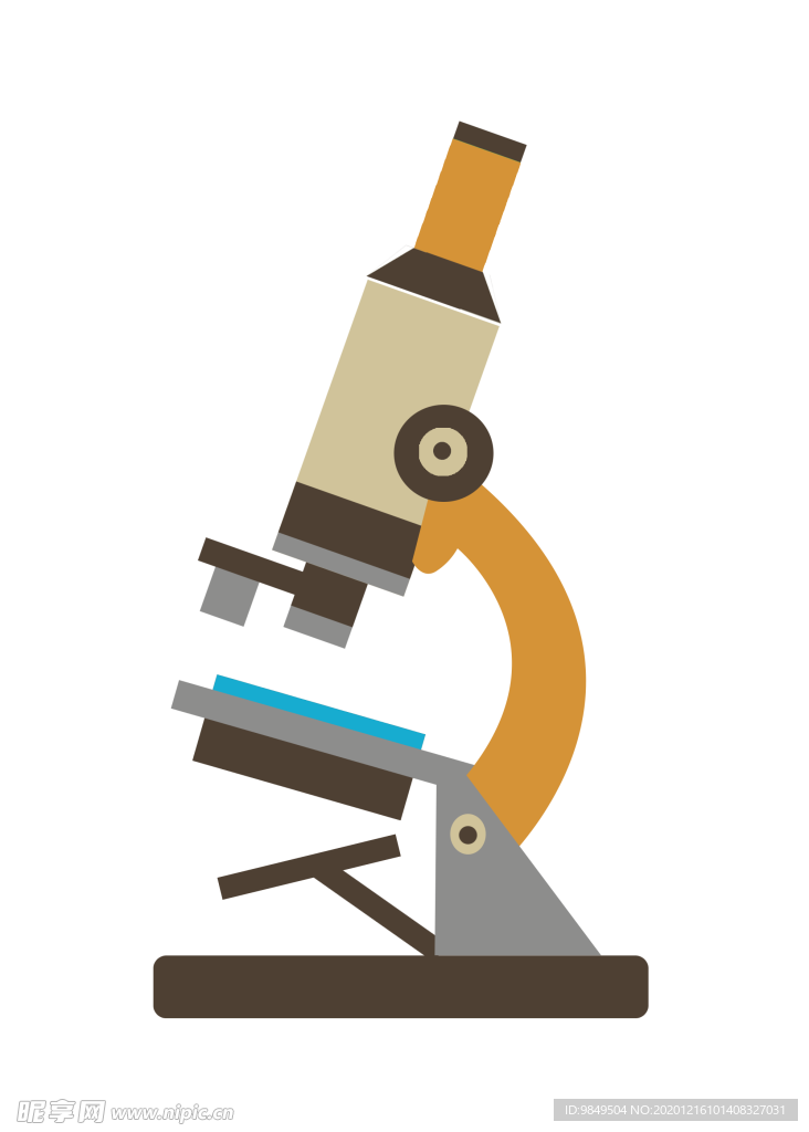 显微镜科学化学实验器材PNG