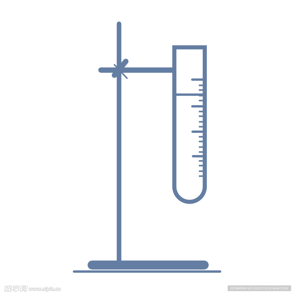 量筒化学实验器材PNG