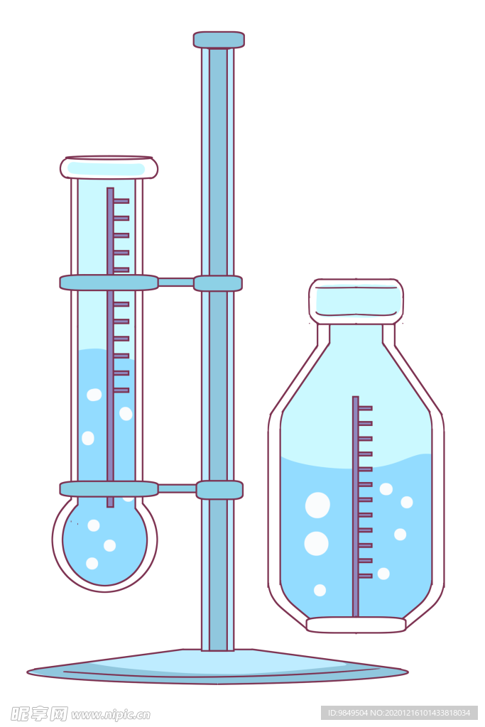 科学化学实验器材PNG