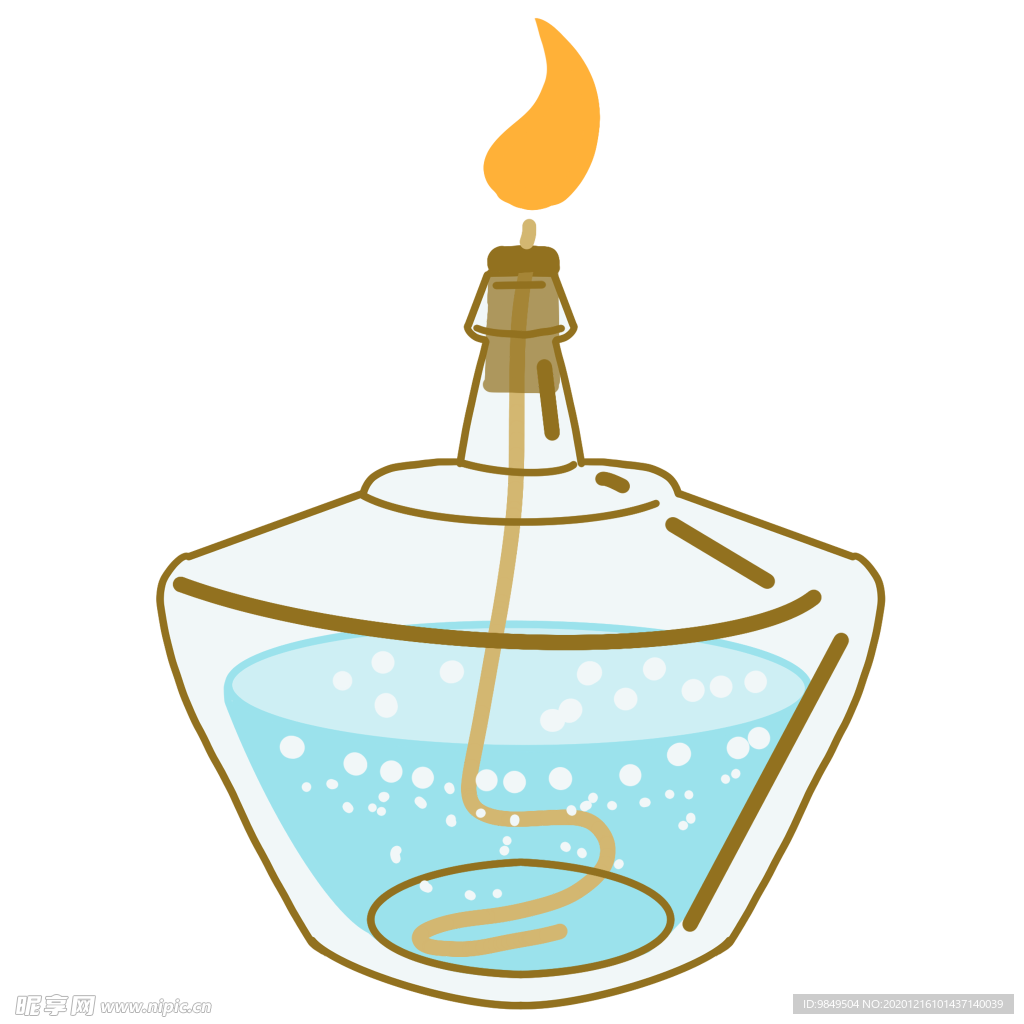 酒精灯化学实验器材PNG