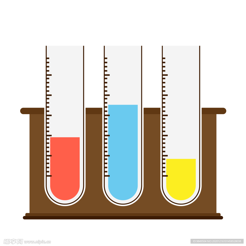 量筒化学实验器材PNG