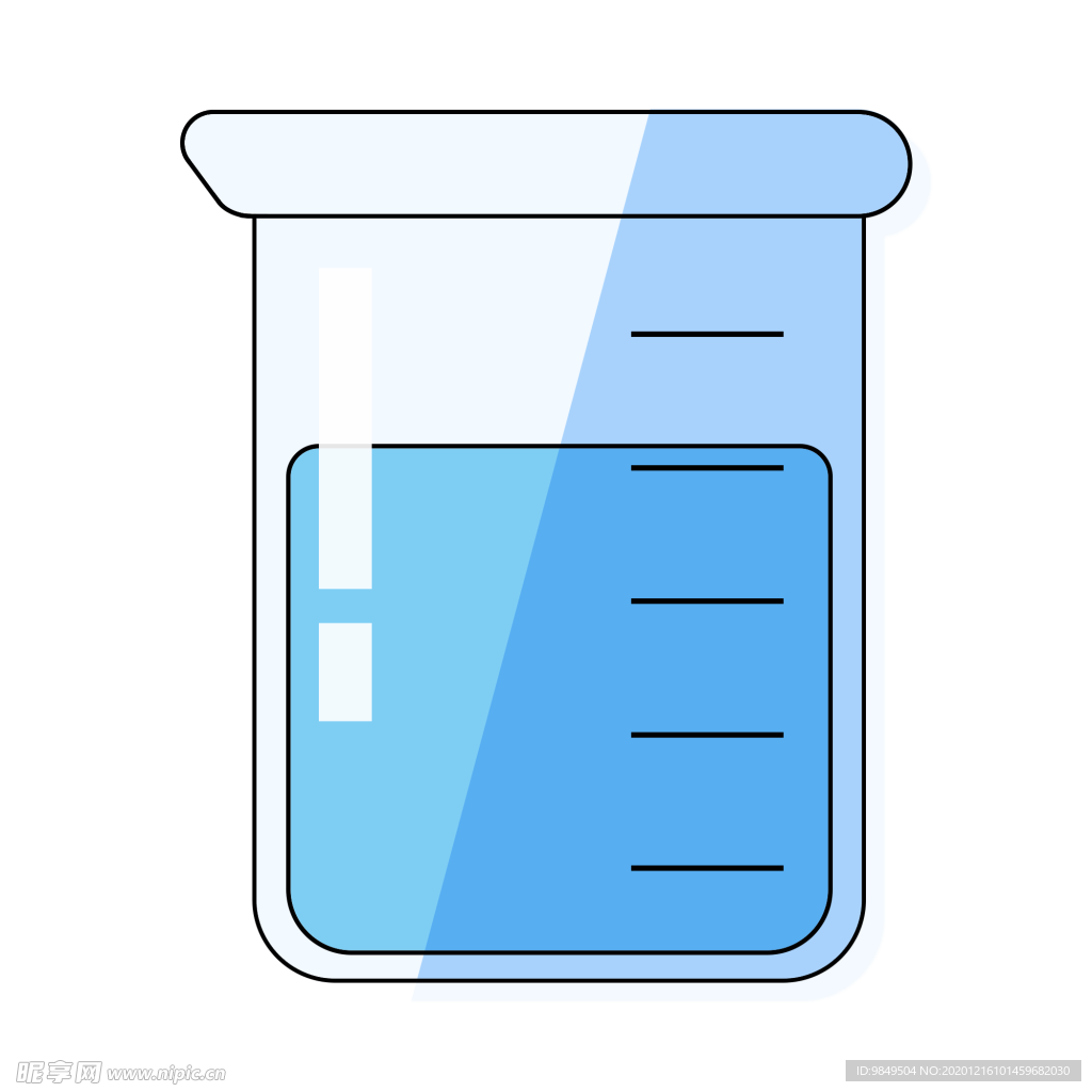 广口瓶化学实验器材PNG