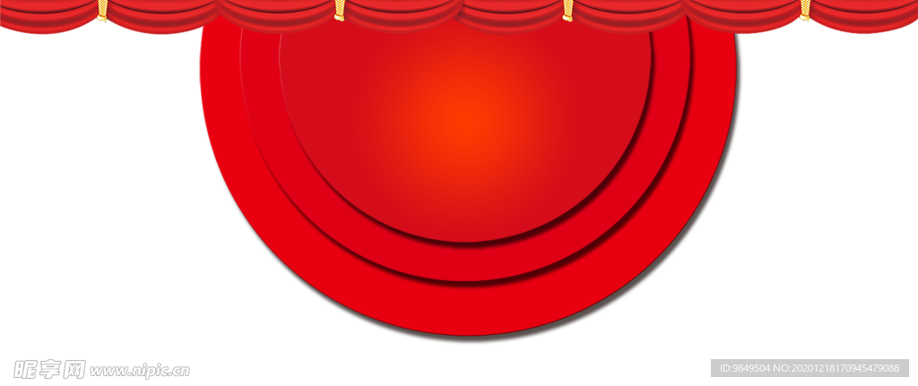 新年海报背景元素PNG素材