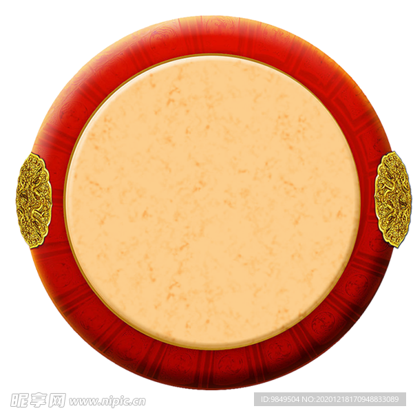 新年海报背景元素PNG素材