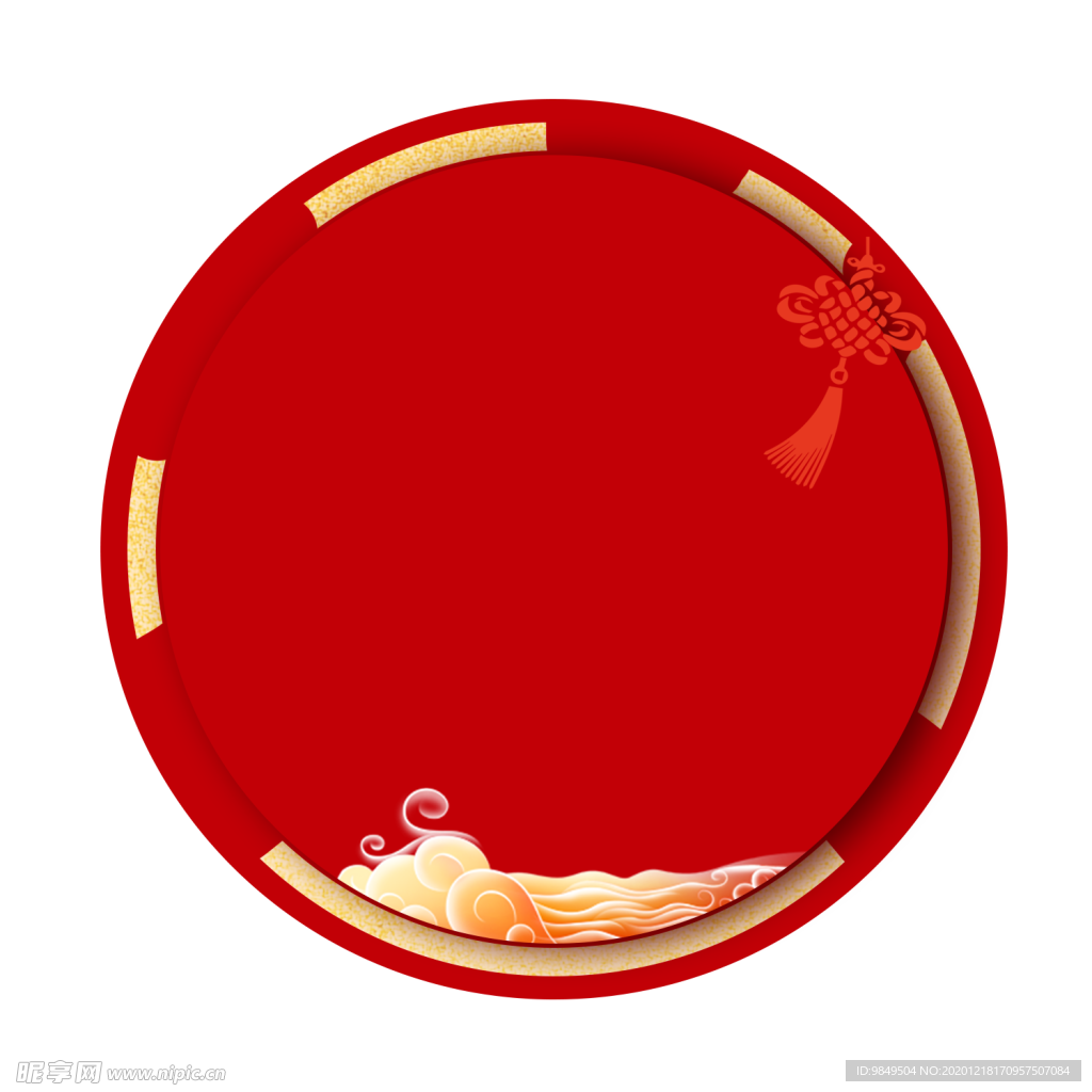 新年海报背景元素PNG素材