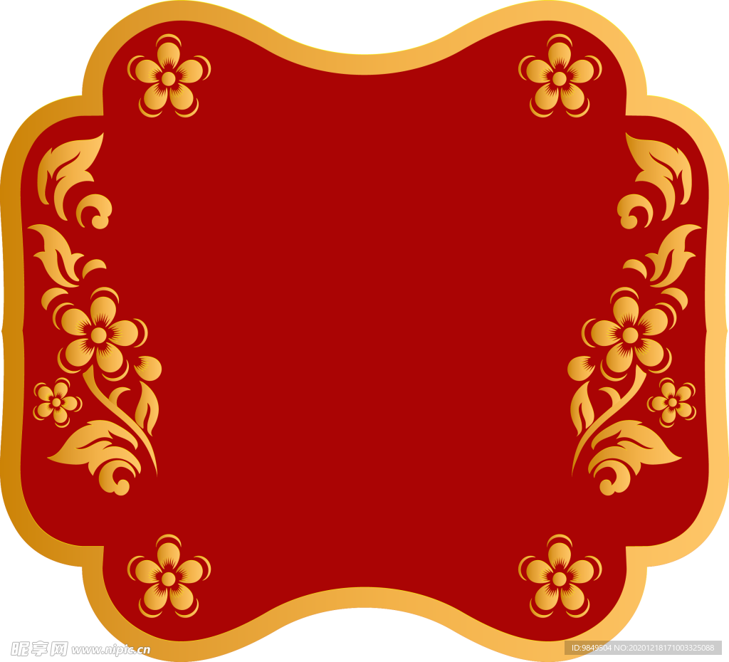 新年海报背景元素PNG素材