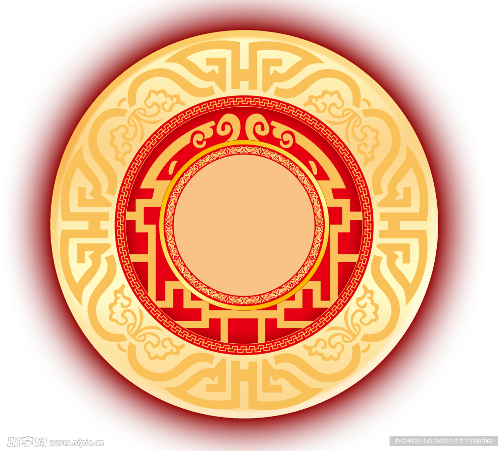 新年海报背景元素PNG素材