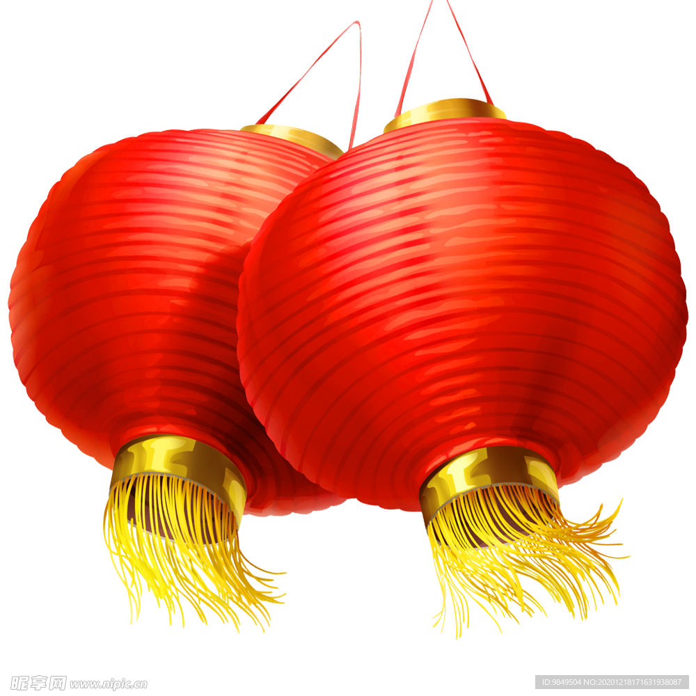 新年海报背景元素PNG素材