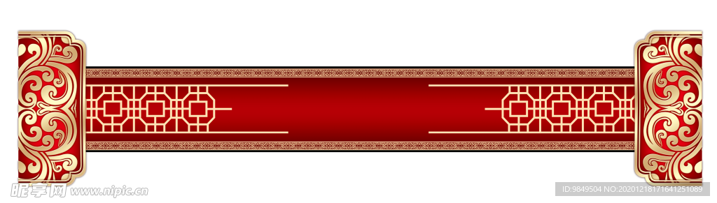 新年海报背景元素PNG素材