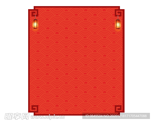 新年海报背景元素PNG素材