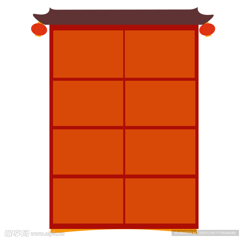 新年海报背景元素PNG素材