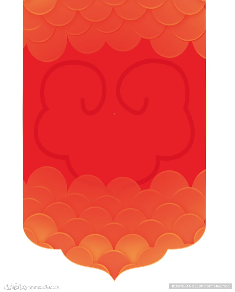 新年海报背景元素PNG素材