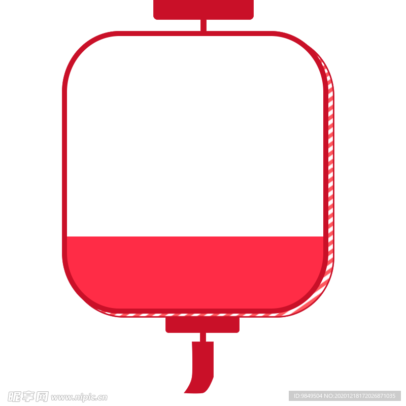 新年灯笼背景元素PNG素材