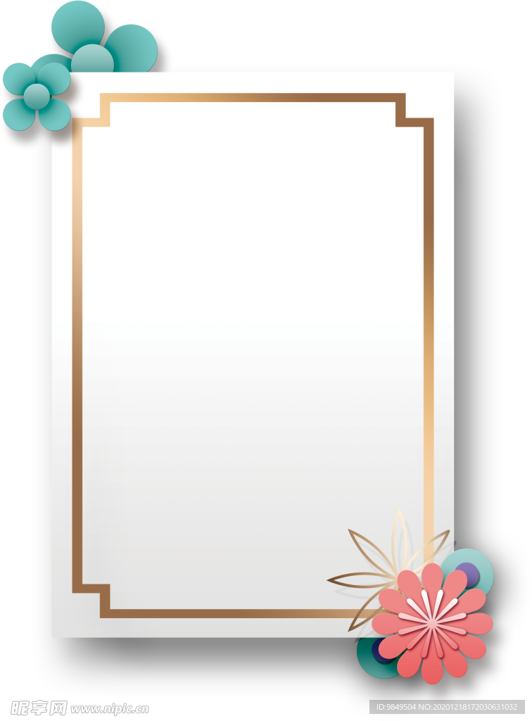 新年海报背景元素PNG素材