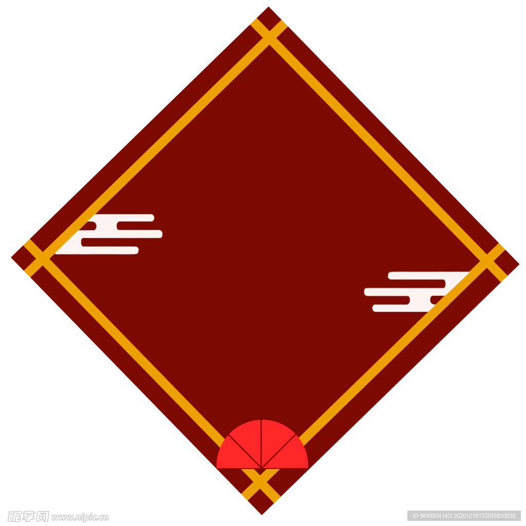 新年海报背景元素PNG素材