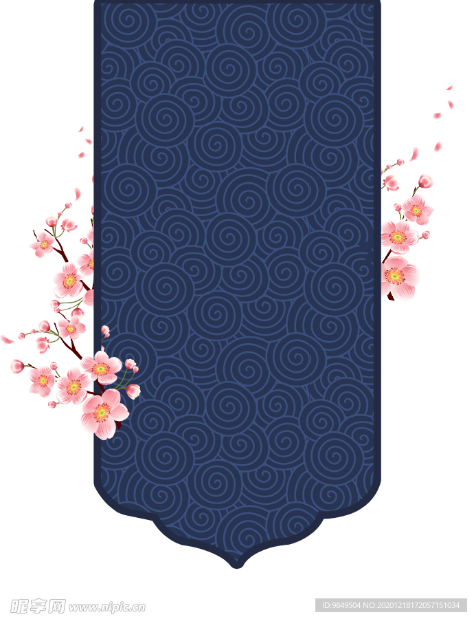 新年海报背景元素PNG素材