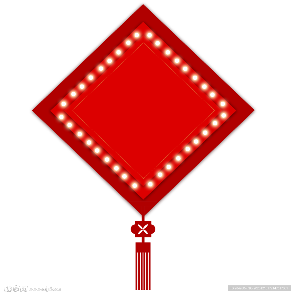 新年海报背景元素PNG素材