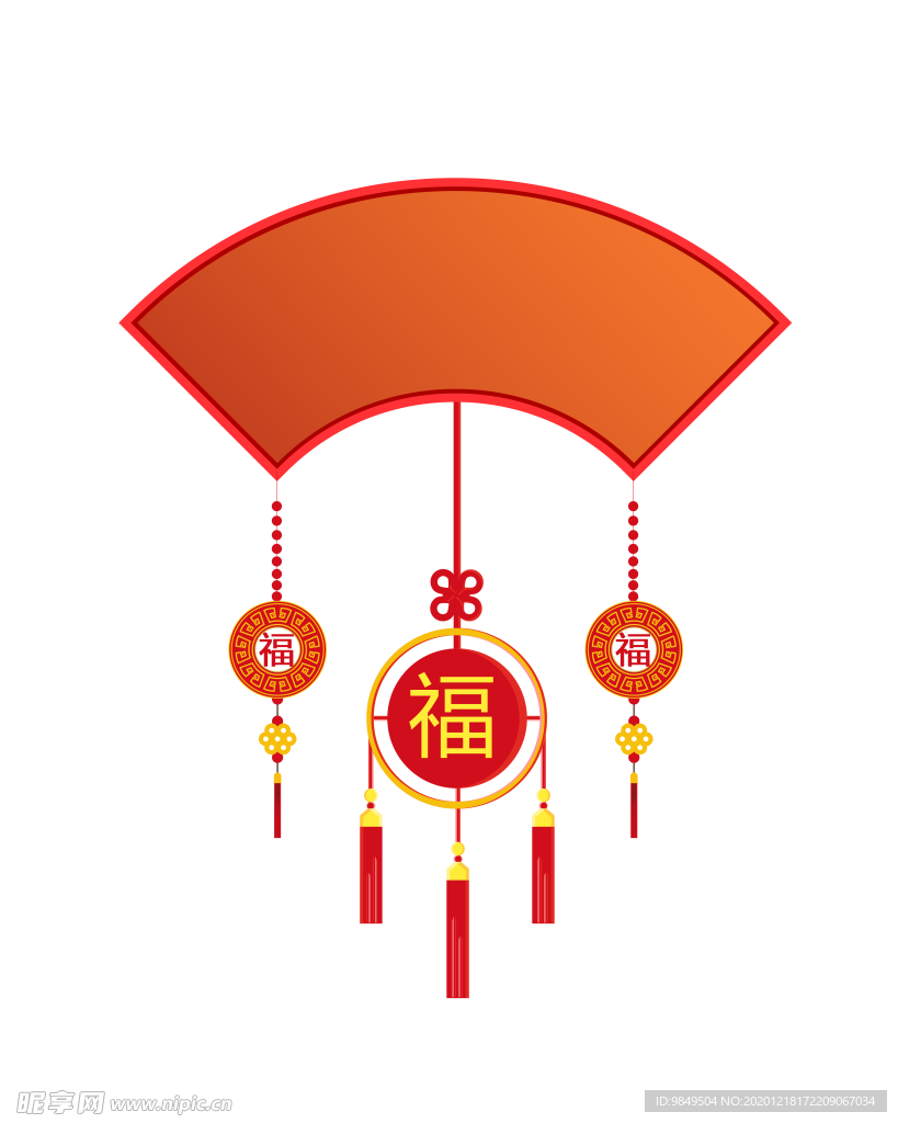 新年海报背景元素PNG素材