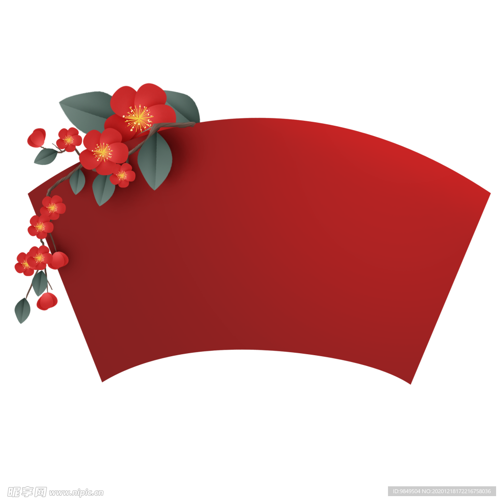 新年海报背景元素PNG素材