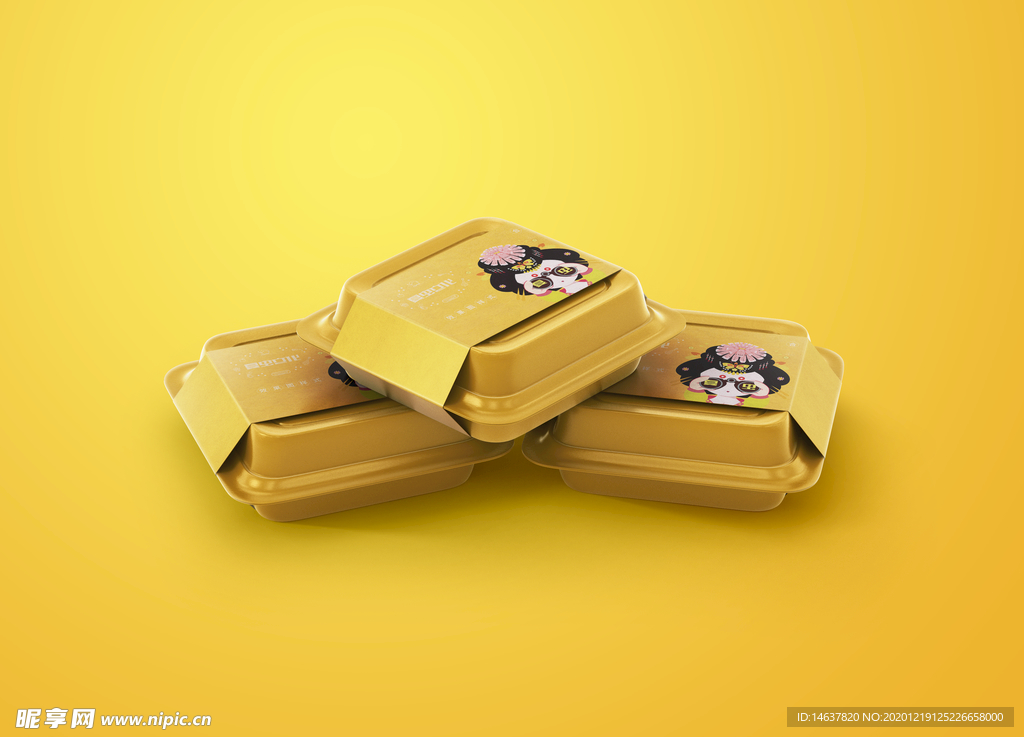 打包盒样机 牛==