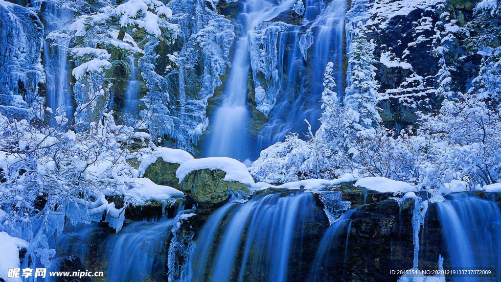 风景雪景
