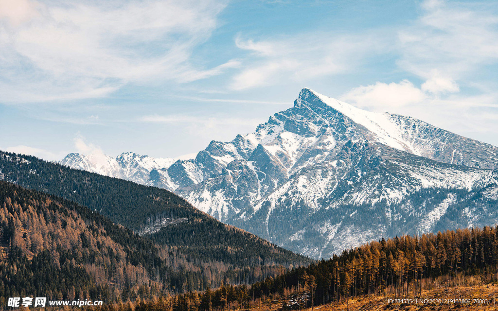 风景雪景