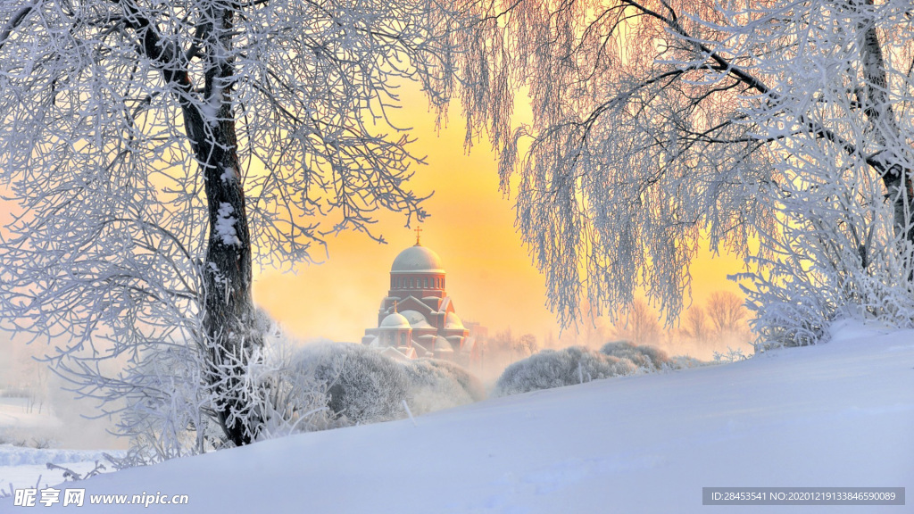 风景 雪景