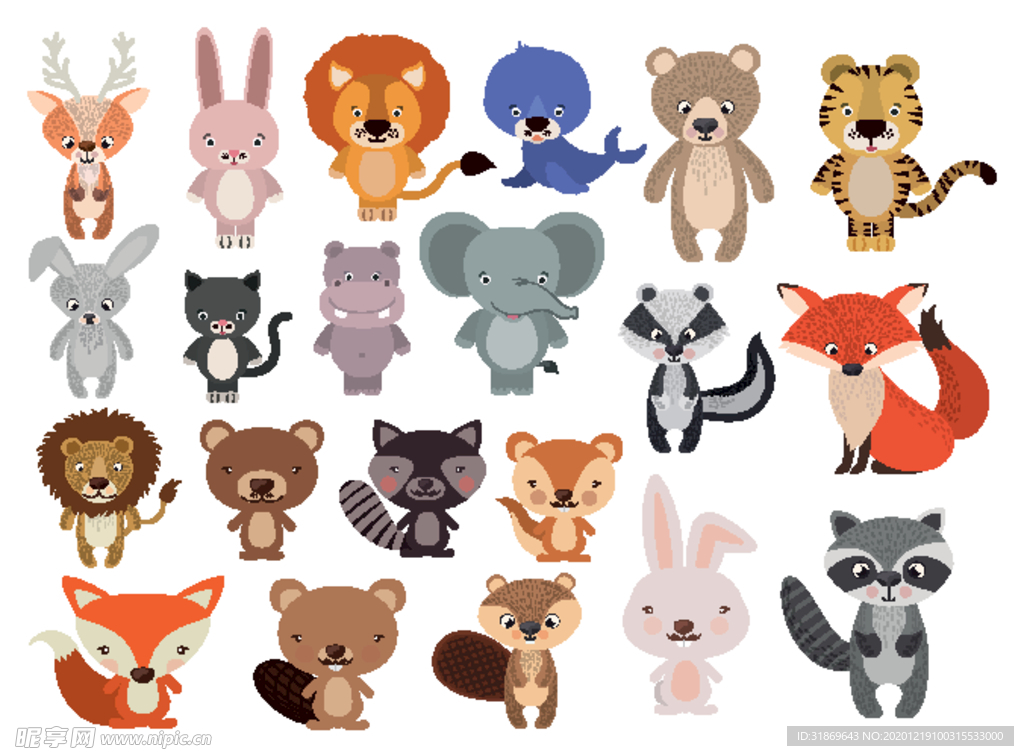 卡通动物