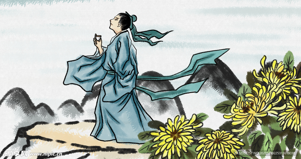 重阳节插画