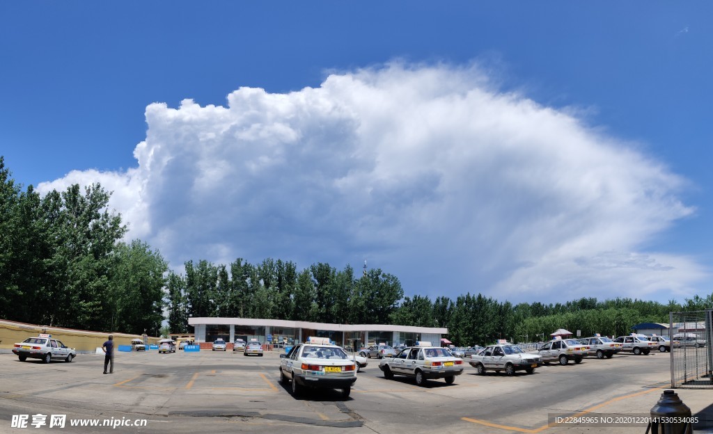 天空云彩全景图