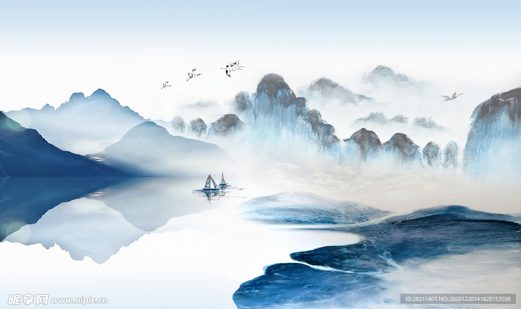 山水画山水情