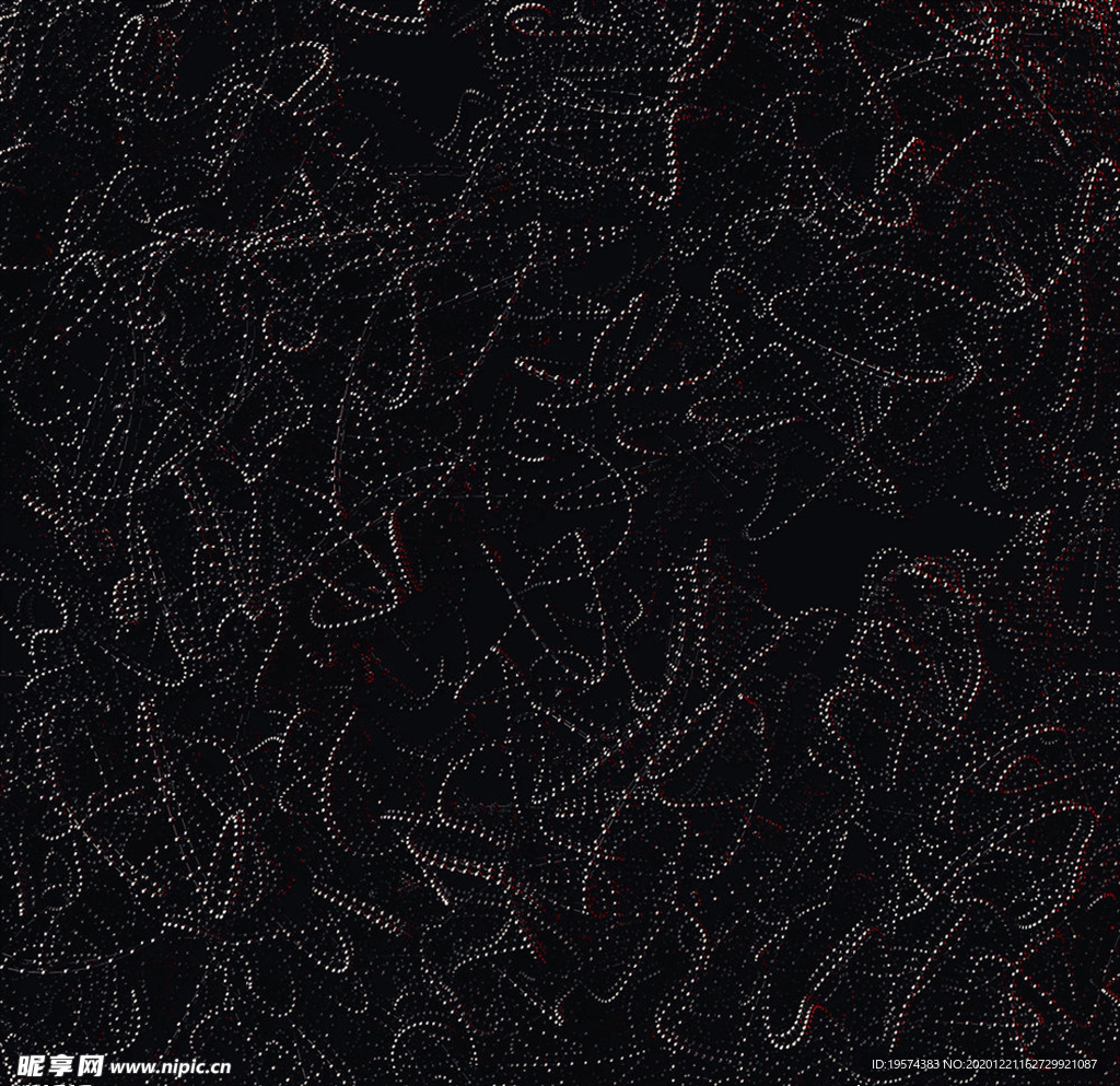 C4D 模型抽象线条触角须
