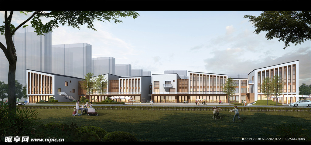 小学学校幼儿园建筑外观设计案例