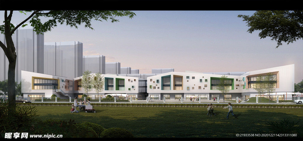 小学学校幼儿园建筑外观设计案例