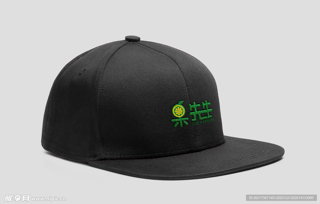 生鲜帽子鸭舌帽样机