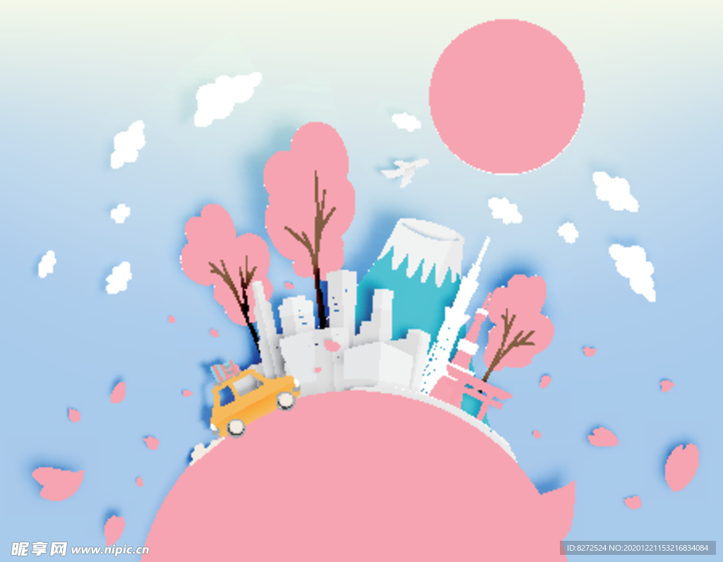 卡通风景