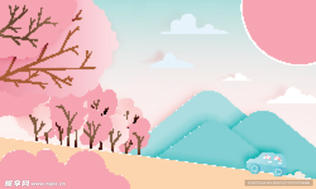 卡通风景