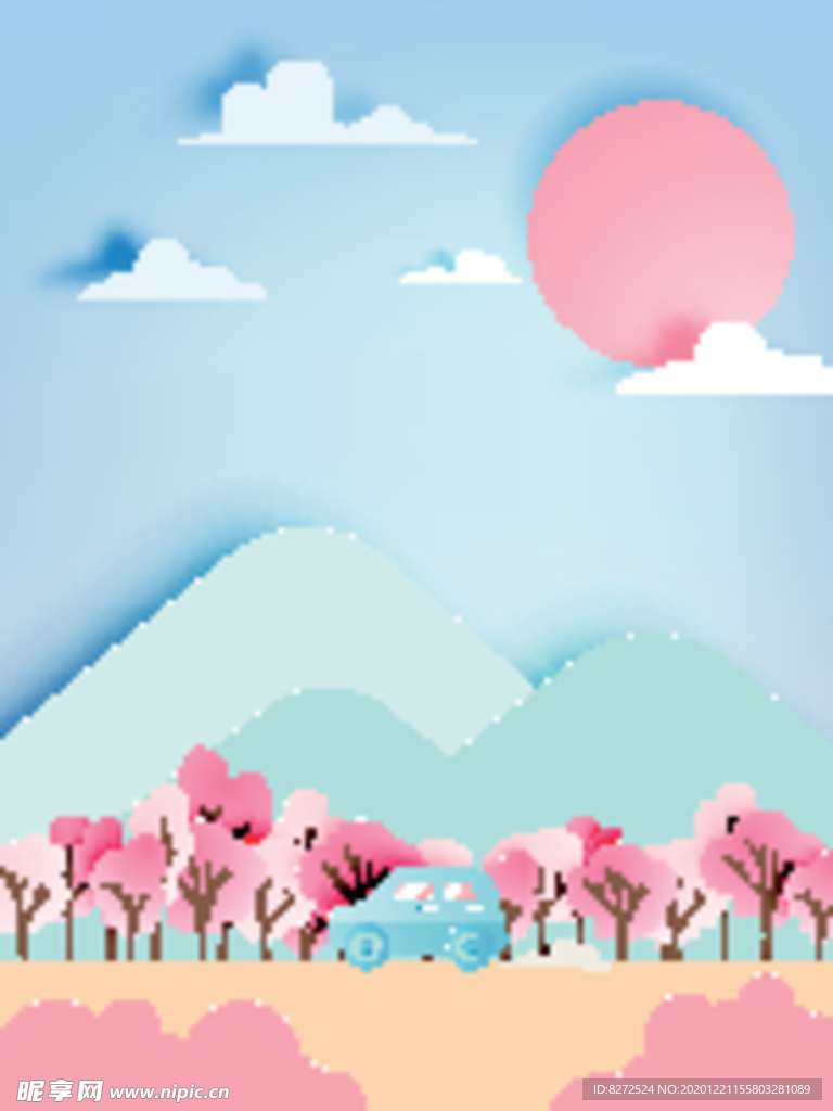 卡通风景