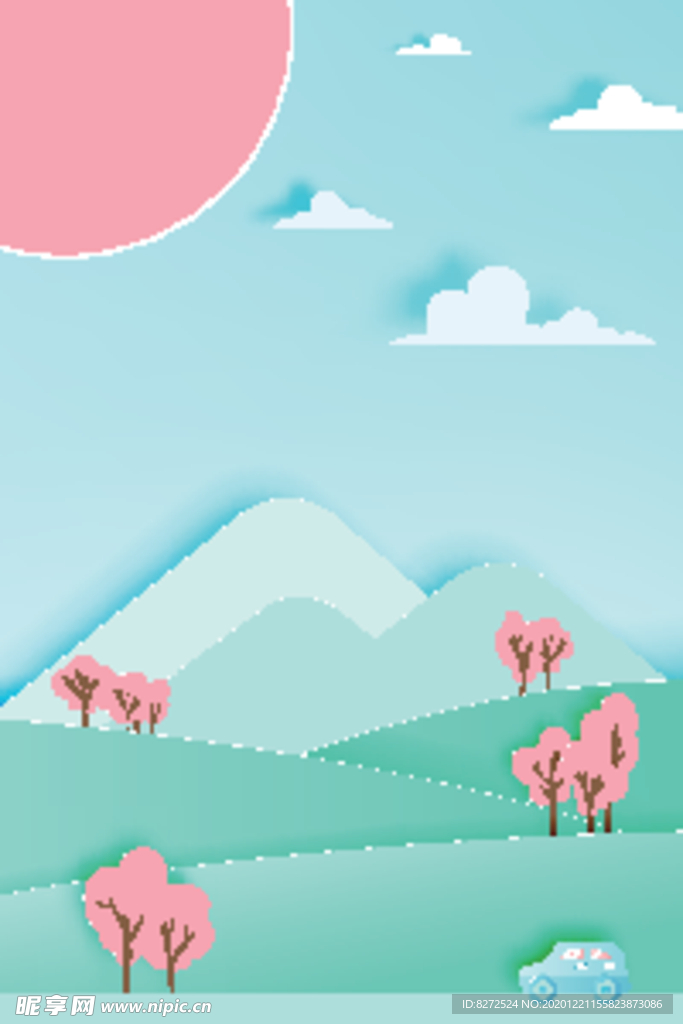 卡通风景