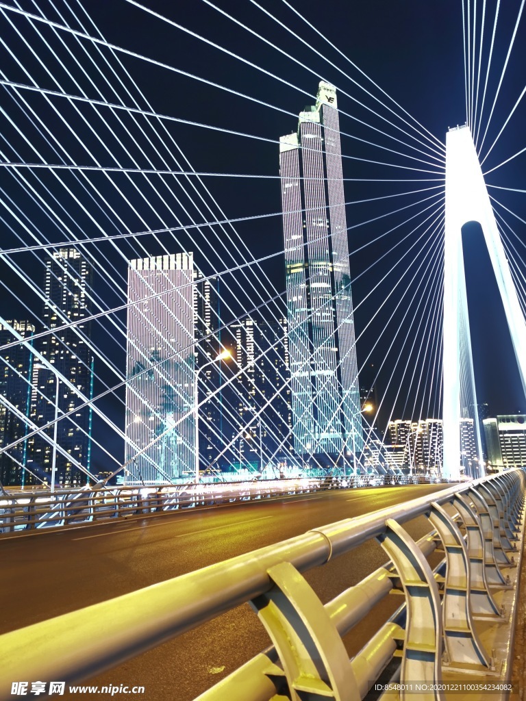 武汉月湖桥夜景