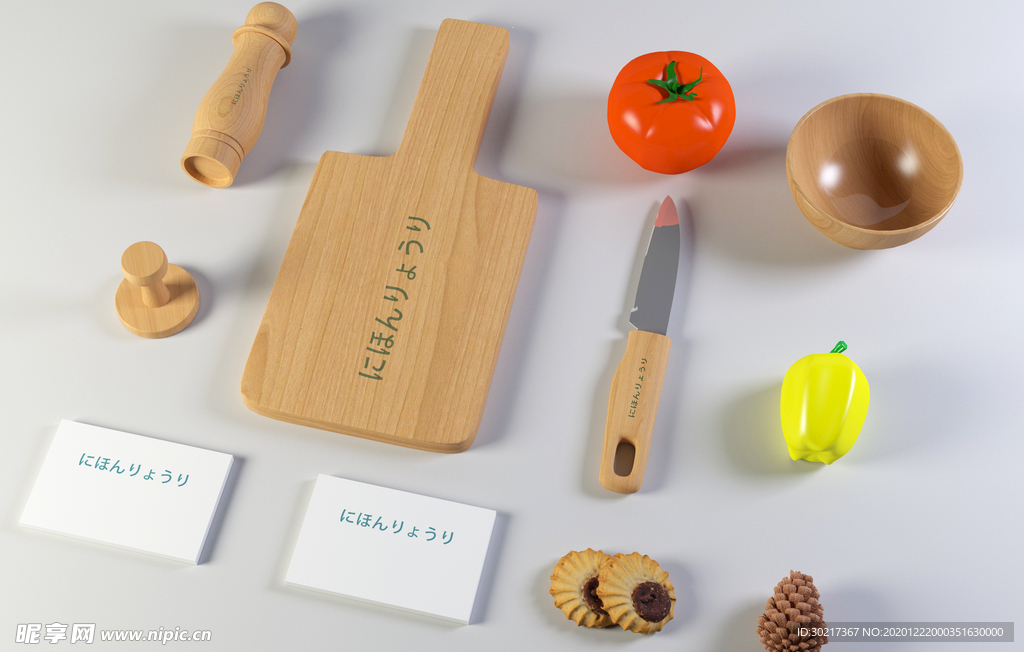 日本料理VI套装样机