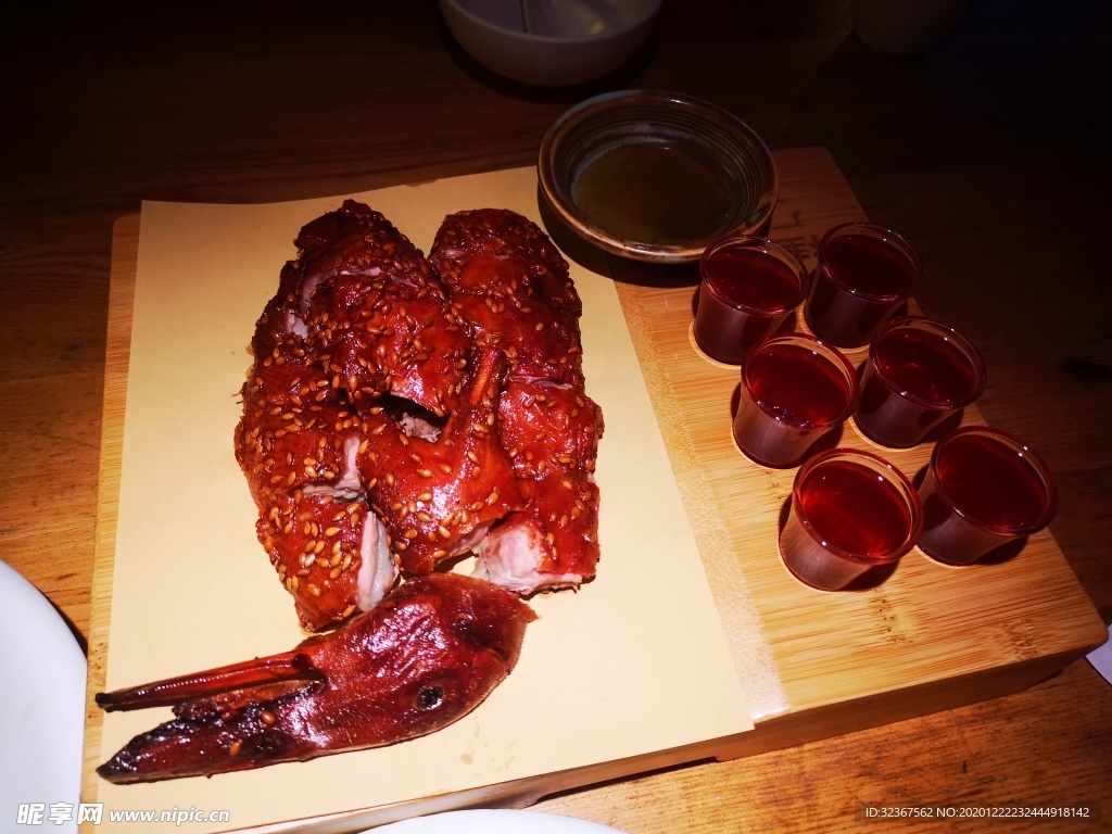 亚麻籽脆皮小刀鸭