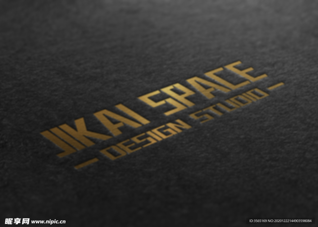 质感烫金LOGO贴图样机