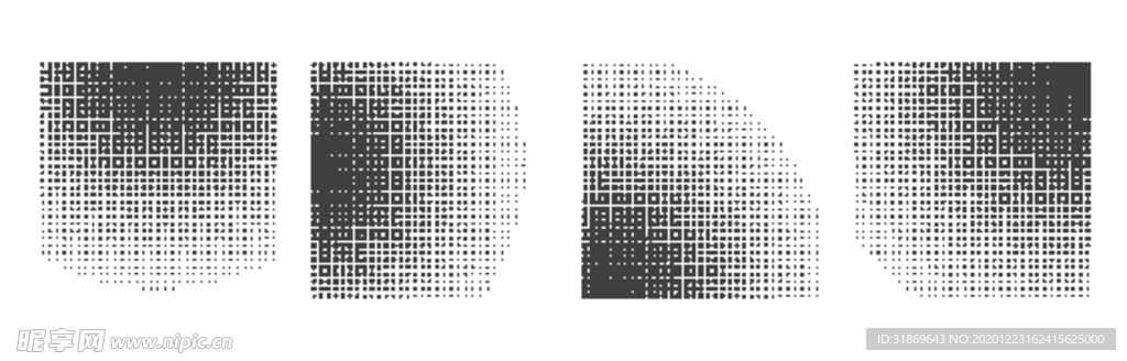 彩色半调 波点背景