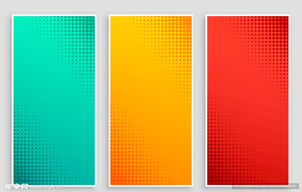 彩色半调 波点背景